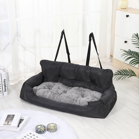 Asiento de Auto para Perros con Cojín Confortable y Transportín Seguro - Image 2