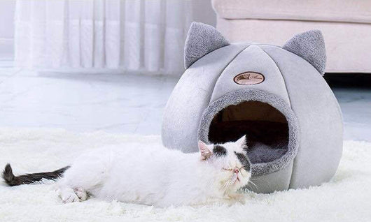 Cama Nido Térmica para Gatos - Sofá Cerrado Grande Impermeable - Image 13
