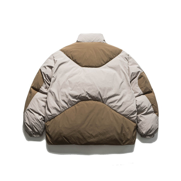 Chamarra Acolchada Multicolor para Hombre con Cuello Alto