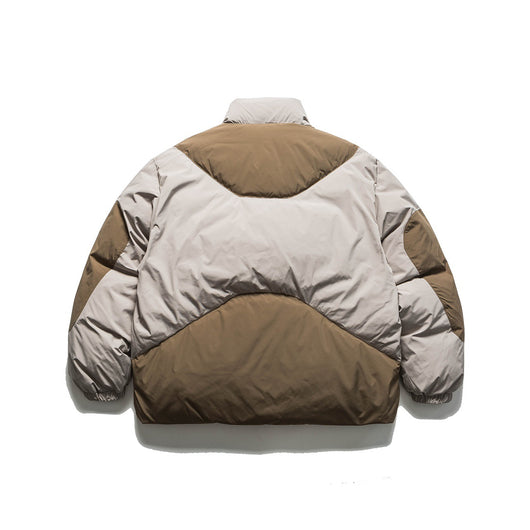 Chamarra Acolchada Multicolor para Hombre con Cuello Alto - Image 2