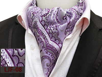 Bufanda Jacquard de Poliéster Estilo Británico para Hombre - Image 41
