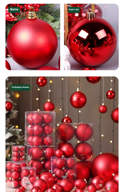 Bola de Navidad Roja Electrochapada - Adorno Colgante para Árbol - Image 38