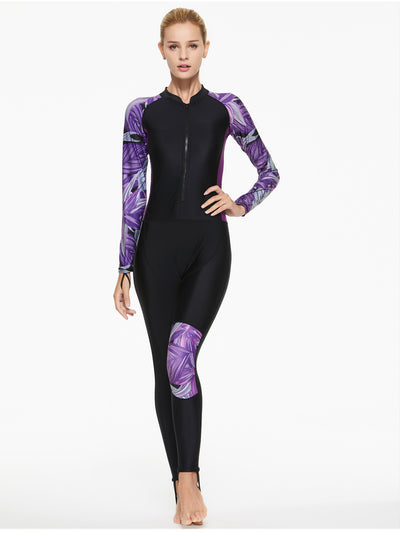 Traje de Baño Enterizo con Manga Larga y Protección Solar - Image 15