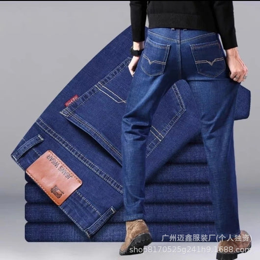 Jeans Hombre Corte Recto Cintura Media Holgado - Image 16