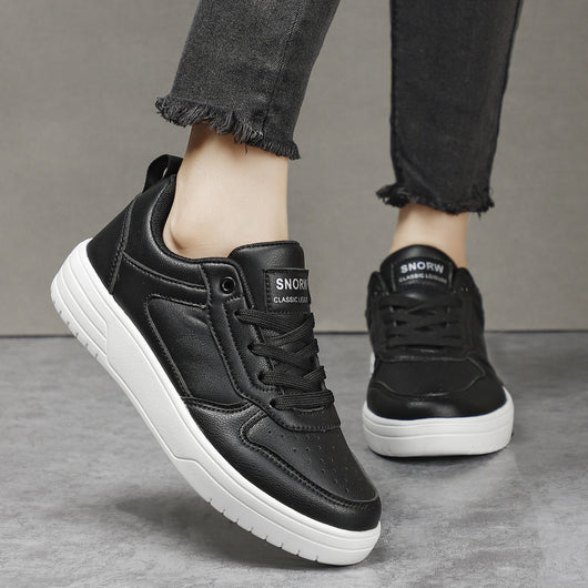 Zapatillas Blancas Para Parejas - Tenis Blancos Puros Para Hombre Primavera y Otoño - Image 13