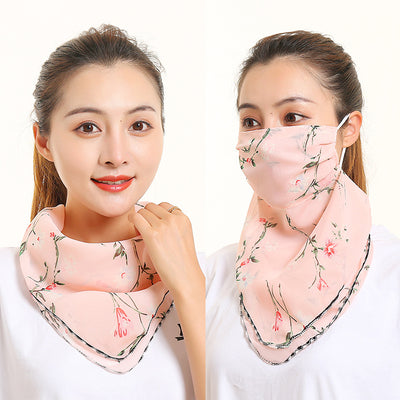 Pañuelo de Seda Protector Solar para Mujer - Máscara Cuello y Cara Verano - Image 52