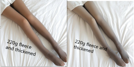 Leggings Térmicos Translúcidos Talla Grande con Forro Polar para Invierno - Image 22
