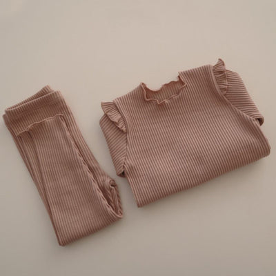 Conjunto de Pijama Infantil de Algodón con Tiras en las Axilas - Image 16
