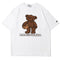 Camiseta para Hombre con Bordado de Oso