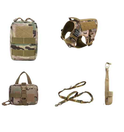 Arnés Táctico K9 para Perros - Chaleco de Entrenamiento Profesional con Correa - Image 13