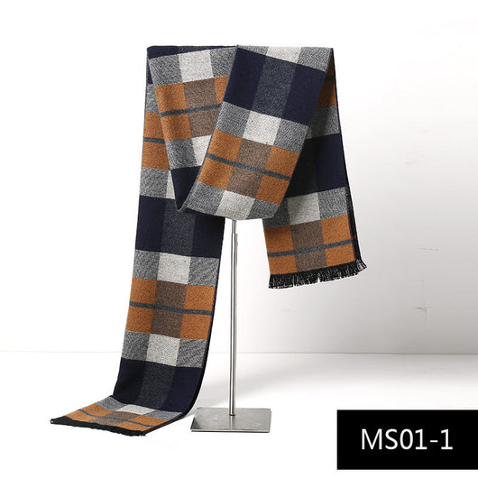 Bufanda de Cachemira para Hombre Otoño Invierno - Image 50