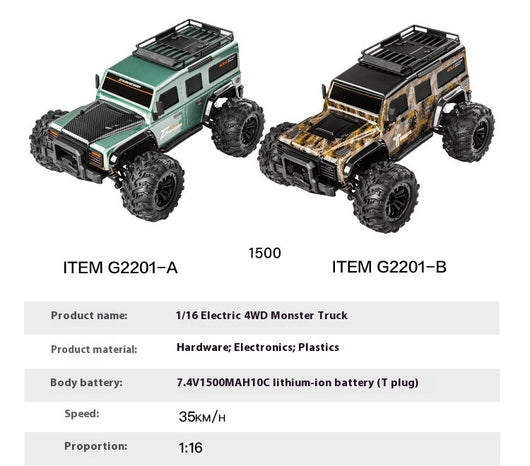Auto de Carreras Todoterreno con Control Remoto 4x4 de Alta Velocidad - Image 18