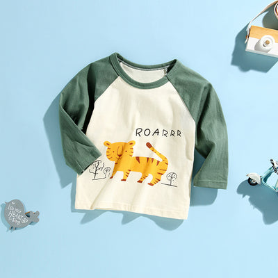 Camiseta Infantil de Algodón Puro con Manga Larga - Image 8