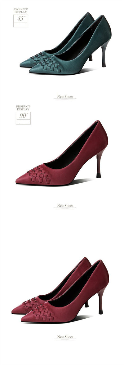 Zapatos de Tacón Stiletto para Mujer - Punta Fina y Boca Baja - Image 12