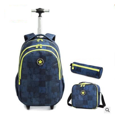 Mochila Escolar con Ruedas Ergonómica - Alivia la Carga y Respira
