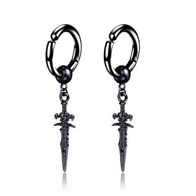 Aretes Vintage Personalizados para Hombre con Diseño de Flecha - Image 14