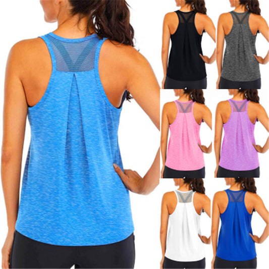 Chaleco Deportivo Yoga Mujer - Camiseta Fitness Secado Rápido