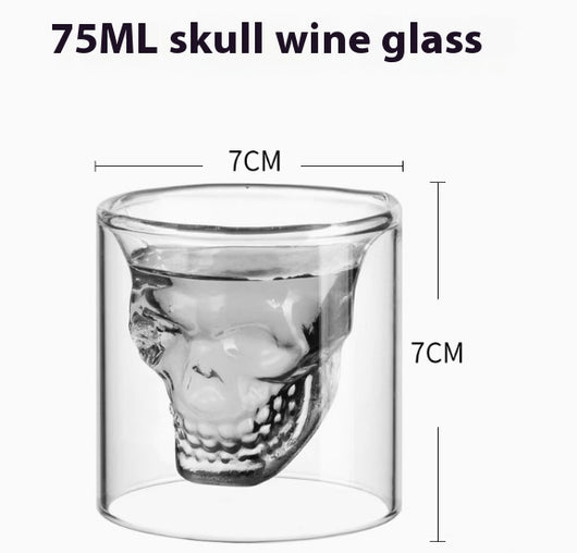 Vaso de Whiskey Doble Capa Diseño Calavera - Copa Premium para Bar - Image 12