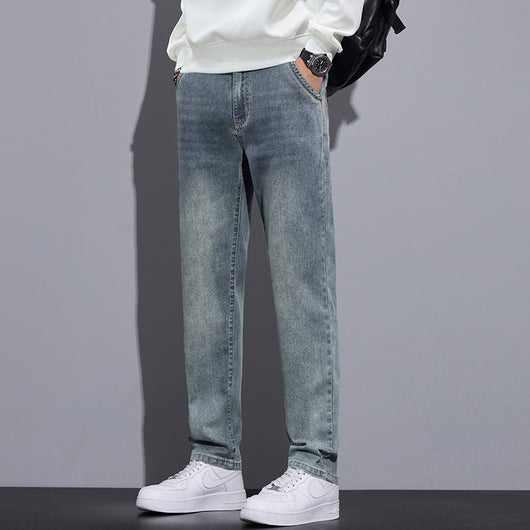 Pantalones Vaqueros Anchos Rectos Estilo Urbano para Hombre - Image 6
