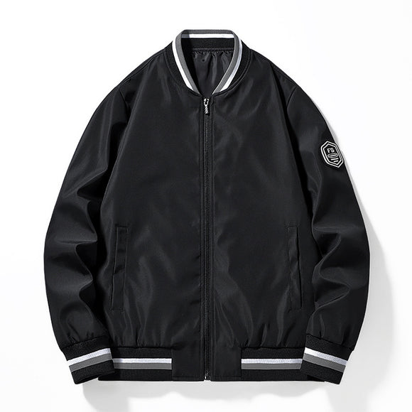 Chaqueta Casual con Cuello Alzado para Hombre - Primavera y Otoño