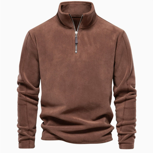 Sudadera Deportiva para Hombre con Cuello Alto y Cierre de Medio Zip - Image 2