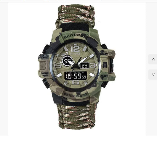 Reloj Deportivo Multifunción con Silbato de Emergencia y Brújula - Image 7