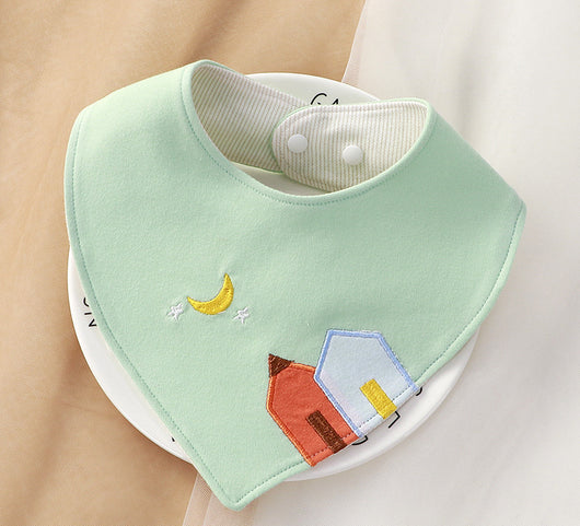 Babero de Algodón Suave para Bebé con Diseño de Dibujos Animados - Image 29