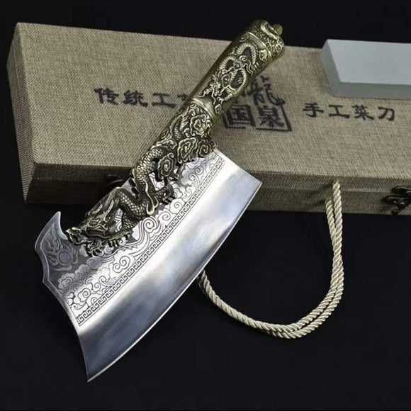 Cuchillo Profesional para Deshuesar con Mango de Cobre Integrado - Resistente a la Oxidación