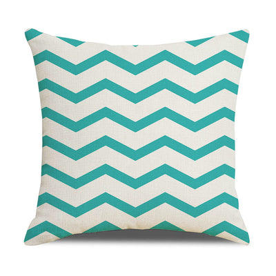 Funda de Almohada Lino Geometría Simple - Diseño Moderno para Sofá y Hogar - Image 51
