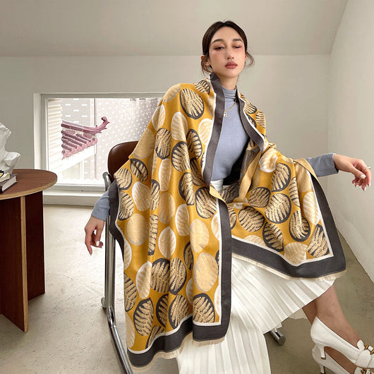 Pashmina Geométrica de Imitación Cashmere para Mujer - Image 10