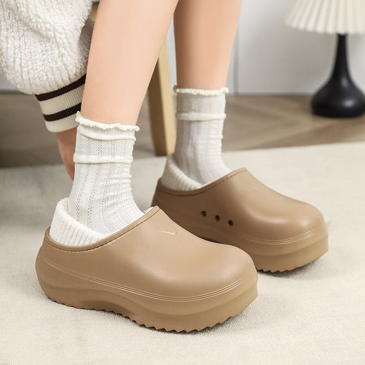 Pantuflas de Algodón para Hombre - Comodidad Invernal para Uso Exterior - Image 4