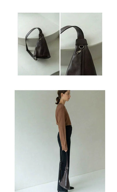 Bolsa Bandolera Diagonal Estilo Western Cuero Genuino - Image 10