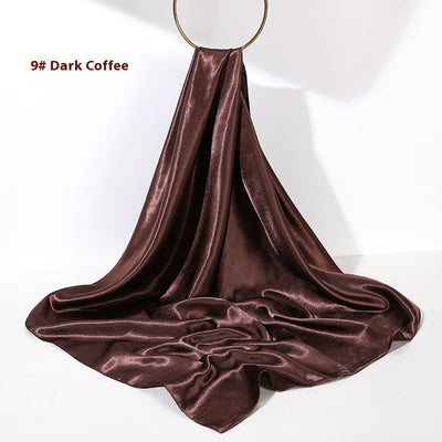 Pañuelo de Seda Artificial 90cm Satinado Brillante - Elegancia Pura - Image 12