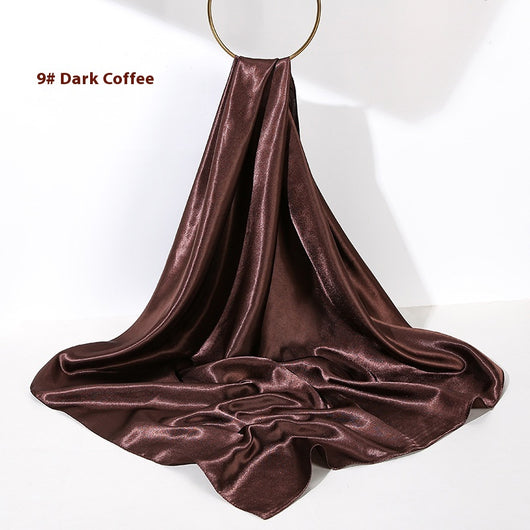 Pañuelo de Seda Artificial 90cm Satinado Brillante - Elegancia Pura - Image 12
