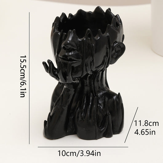 Maceta Decorativa Cabeza de Diosa en Resina - Diseño Medusa para Jardín - Image 10