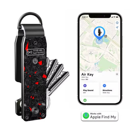 Llavero Inteligente de Aleación de Aluminio con Localizador FindMy - Image 11