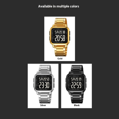 Reloj Electrónico Cuadrado Luminoso Resistente al Agua - Image 13