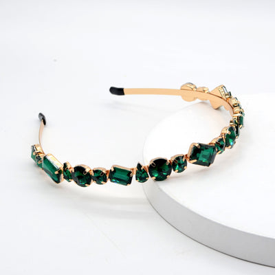Diadema de Cristal Coreana con Pedrería Brillante - Image 13