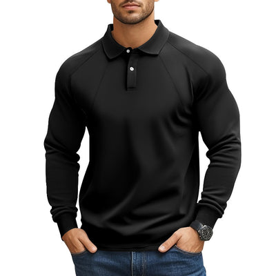 Polo Casual de Cuello Clásico para Hombre - Diseño Versátil Primavera Otoño - Image 8