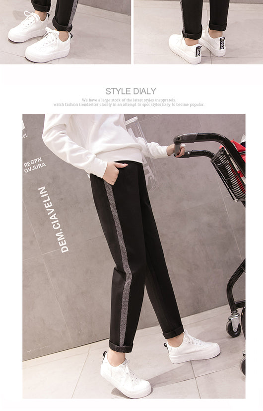 Pantalones deportivos con control abdominal y bloques de color - Image 6