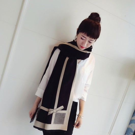 Poncho Reversible con Moño - Diseño Elegante Doble Cara - Image 14