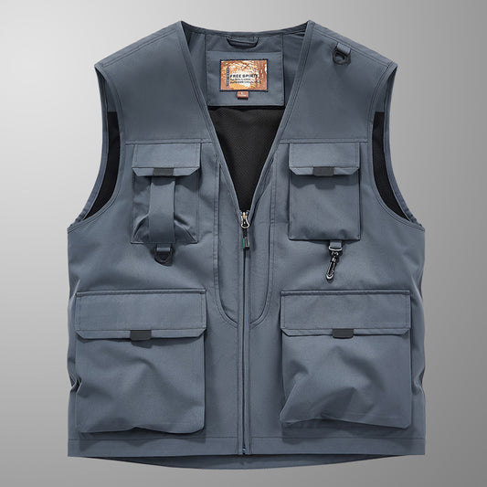 Chaleco de Pesca Multi-bolsillo para Hombre