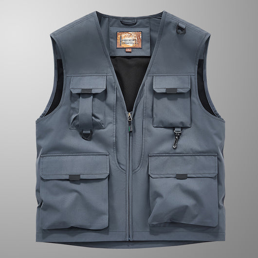 Chaleco de Pesca Multi-bolsillo para Hombre