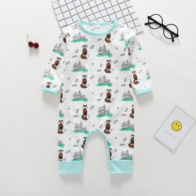Enterizo de Manga Larga con Estampado Infantil para Bebé Otoño - Image 6