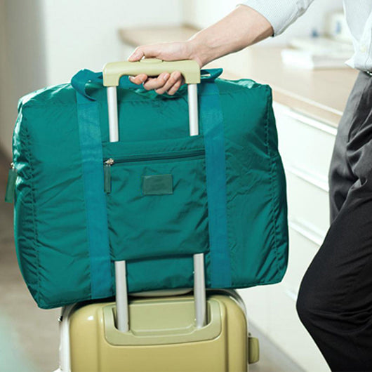 Bolsa de Viaje Plegable Unisex con Diseño Jacquard