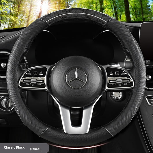 Funda de Volante de Cuero Premium Cristal Año Nuevo - Image 7