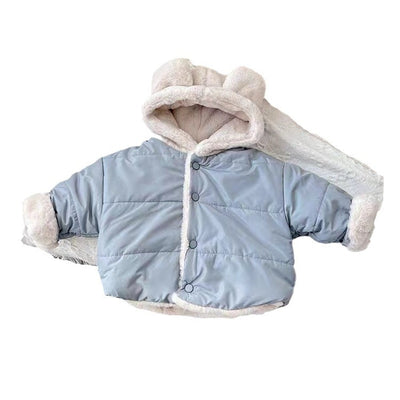 Abrigo Infantil Polar Forrado con Peluche - Image 5