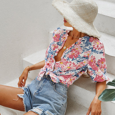 Blusa Casual de Cintura Alta con Moño - Image 7