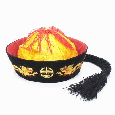 Sombrero Imperial Qianlong para Danza y Presentaciones Escénicas