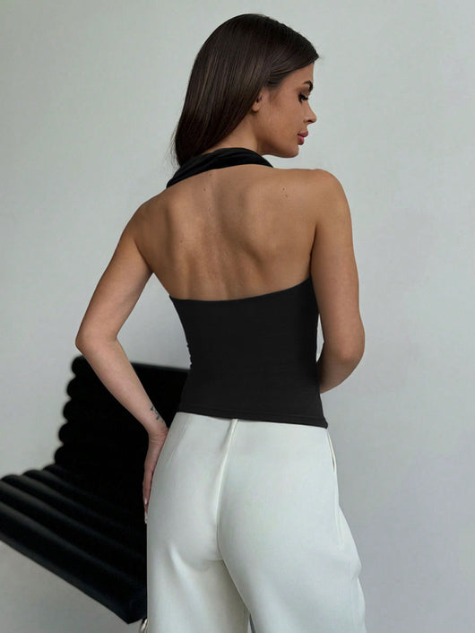 Chaleco de Encaje Ajustable para Usar Como Interior o Exterior - Top Versátil para Mujer - Image 11